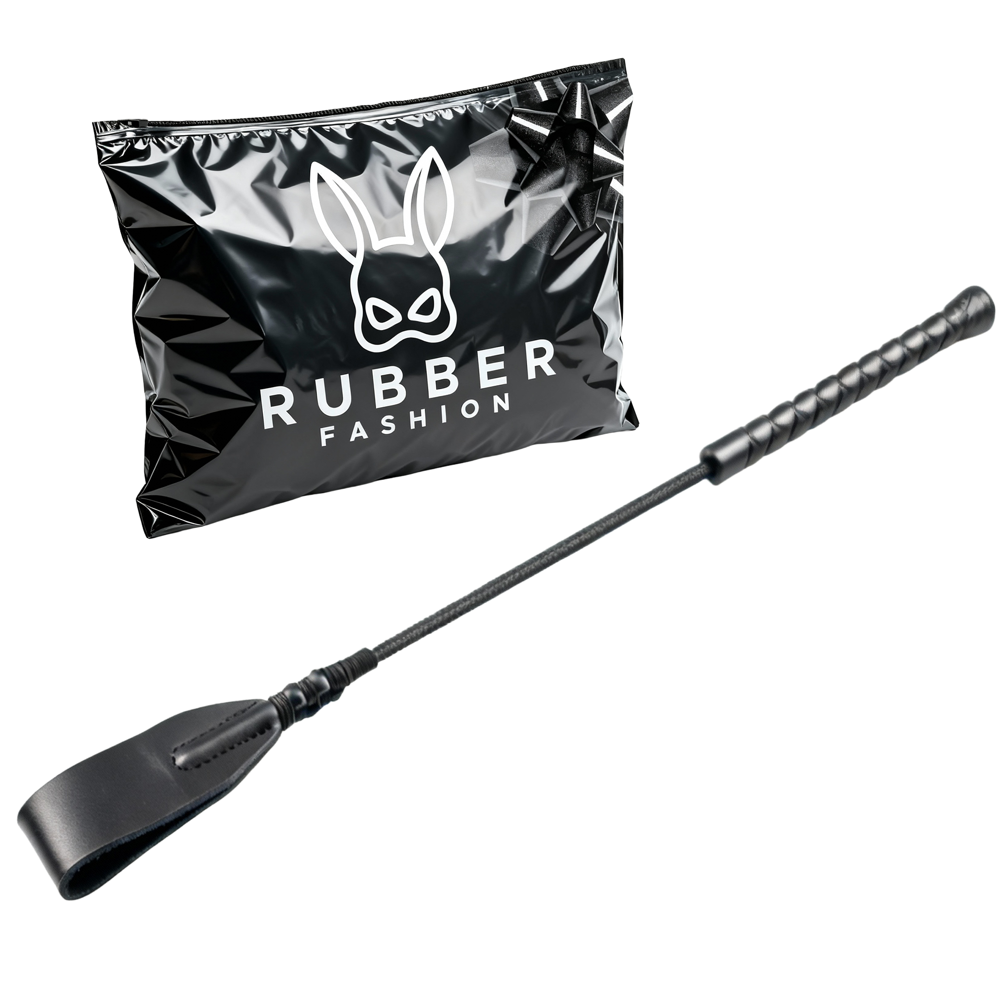 Leder Peitsche - Reitgerte 45,5 cm