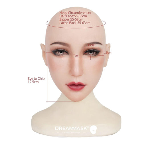 Dreammask Silikon Maske Q04 Real Mask Goddess Special Make-up Series