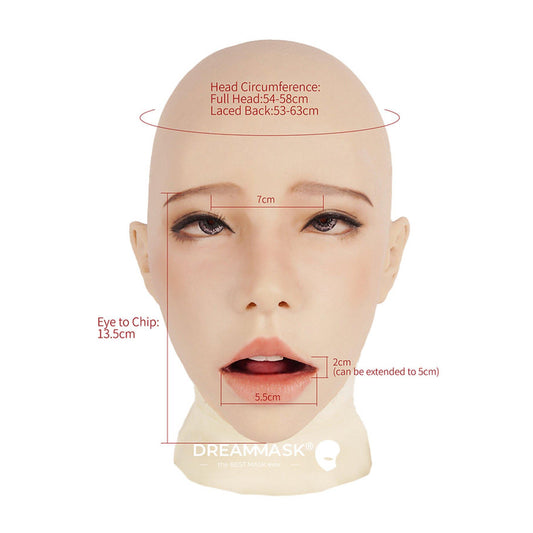 Dreammask Silikon Maske M08B Poppy Desire Mask Goddess Special Make-up Series