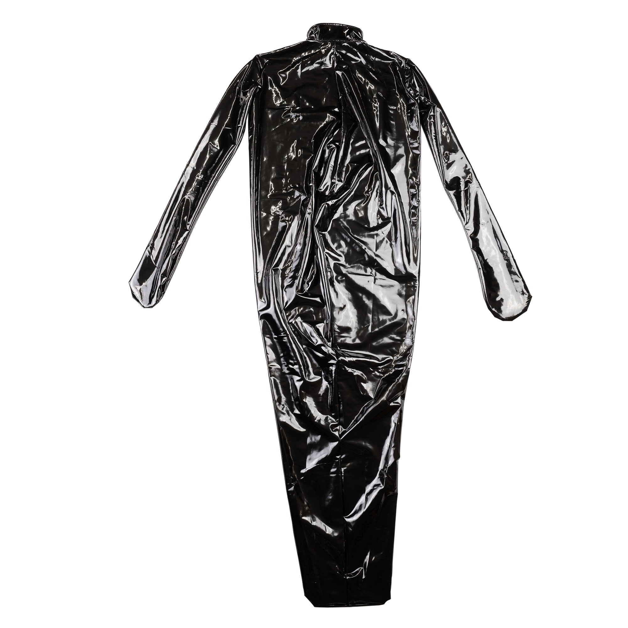 Rubberfashion Bondage Sleeping Bag Extreme - Bondage Bodybag Sleeping Bag Shiny - with Long Arms and Front Zip for Women and Men