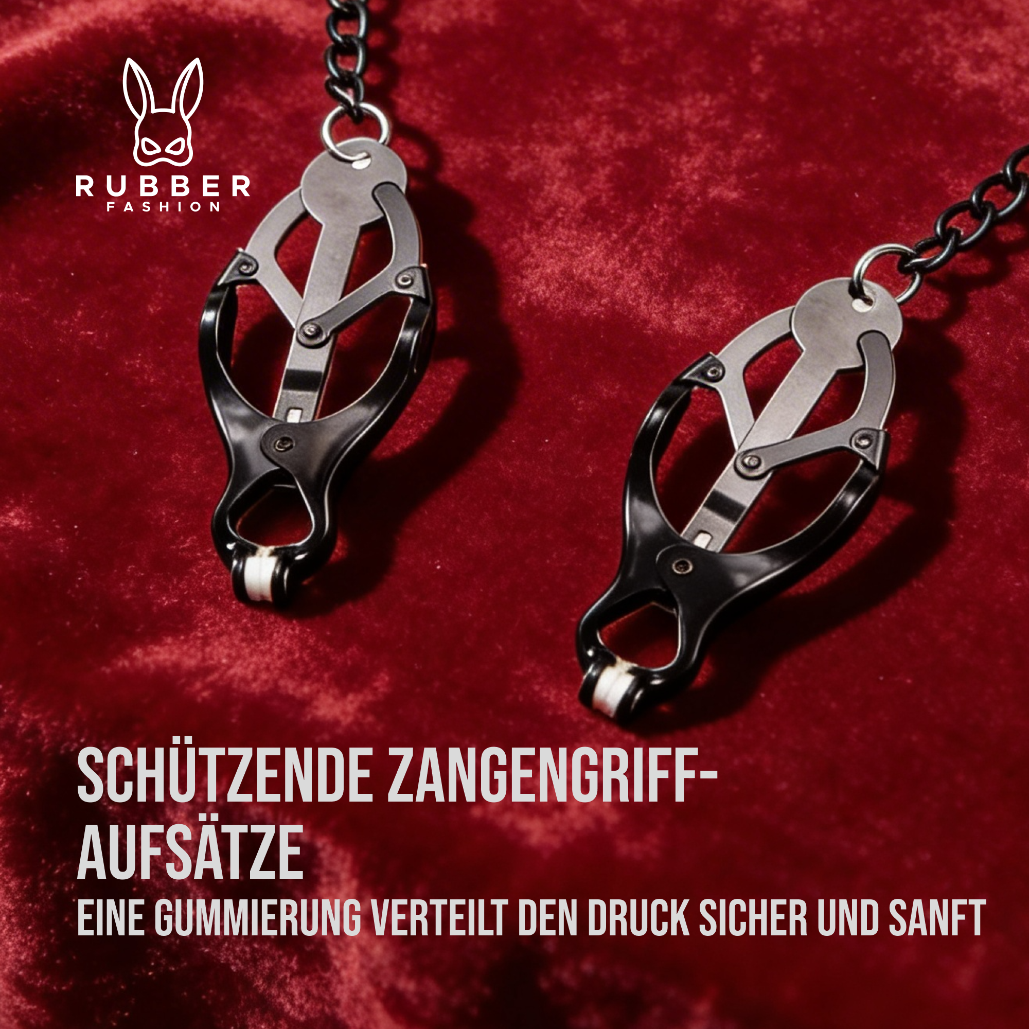 Nippelklemmen mit Kette nicht verstellbar – Brustwarzen Klemmen