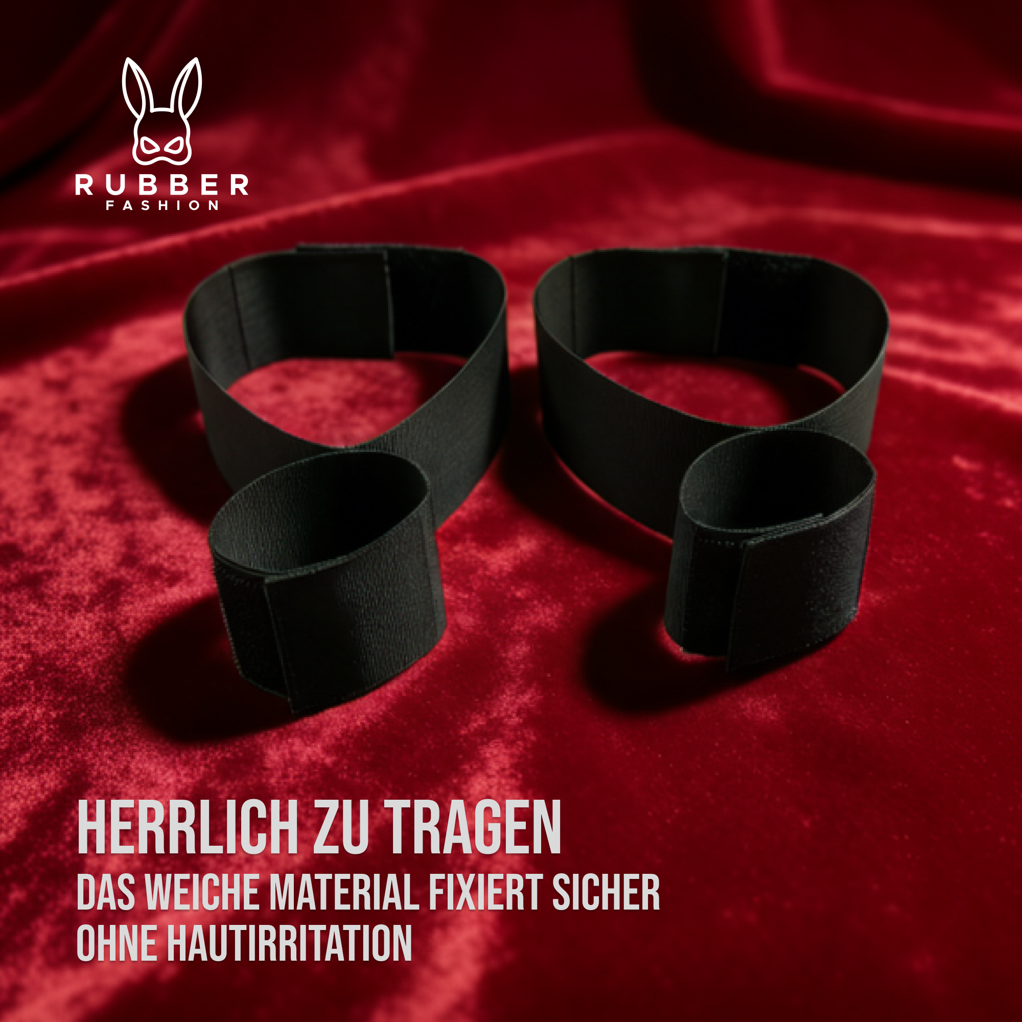 Nylon handcuffs and leg irons with Velcro closure 