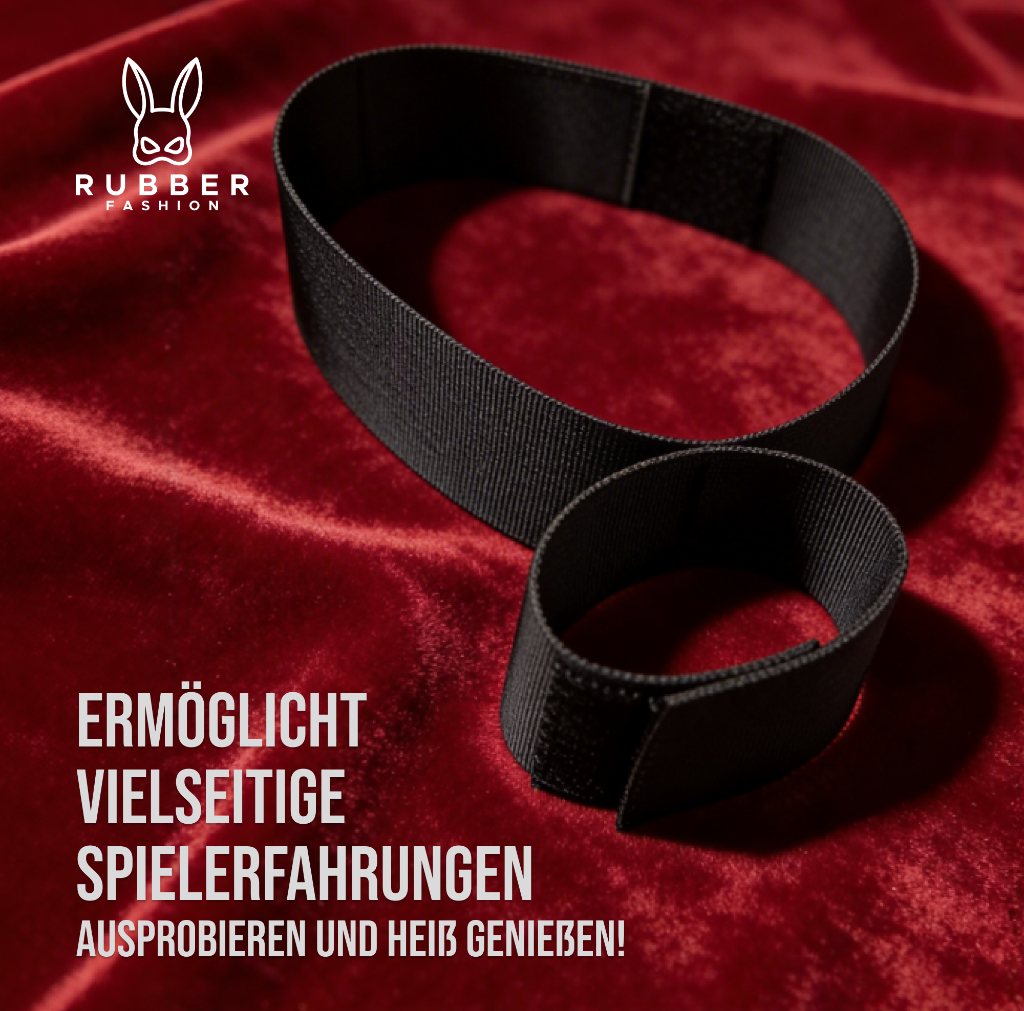 Nylon handcuffs and leg irons with Velcro closure 