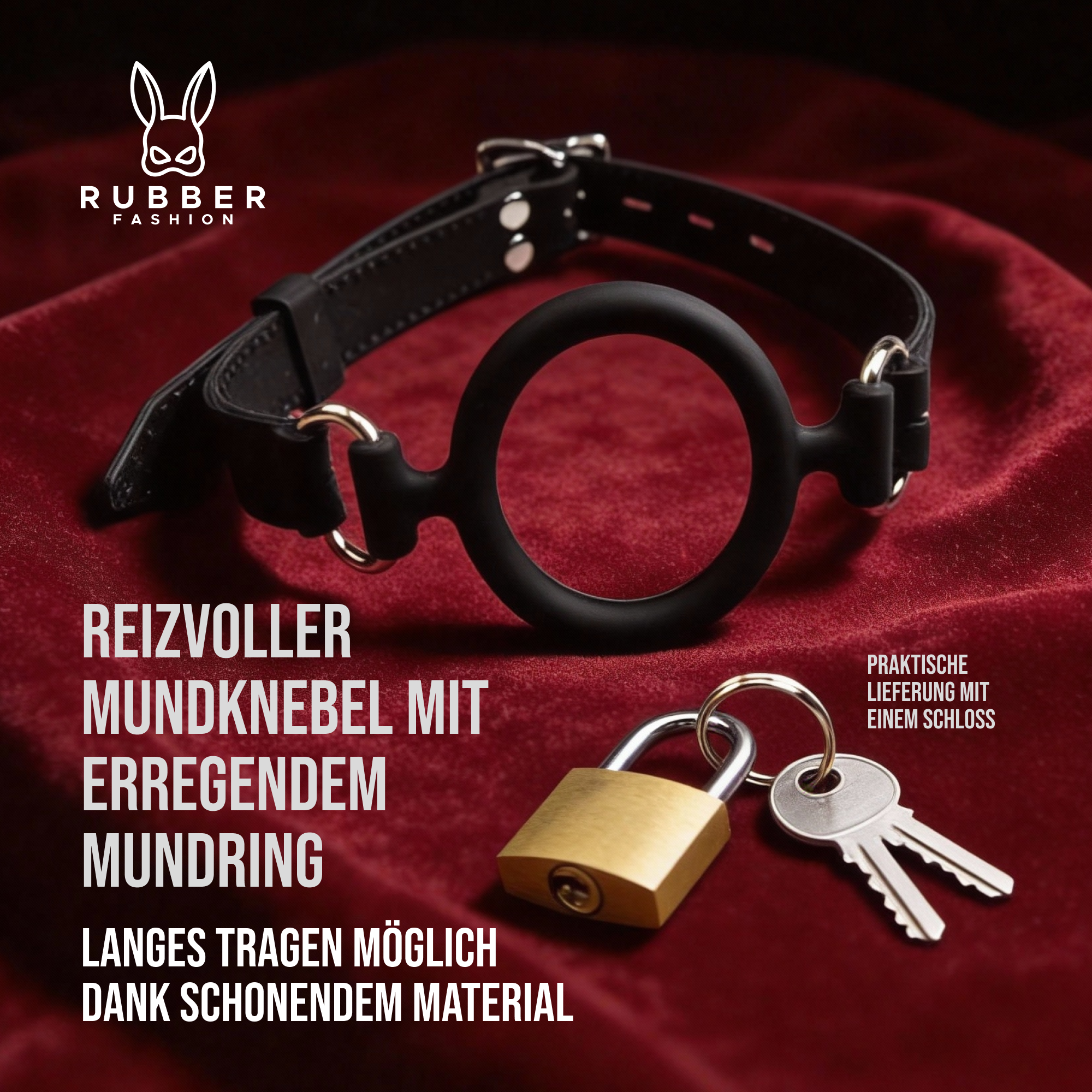 Ringknebel Silikon mit Schloss