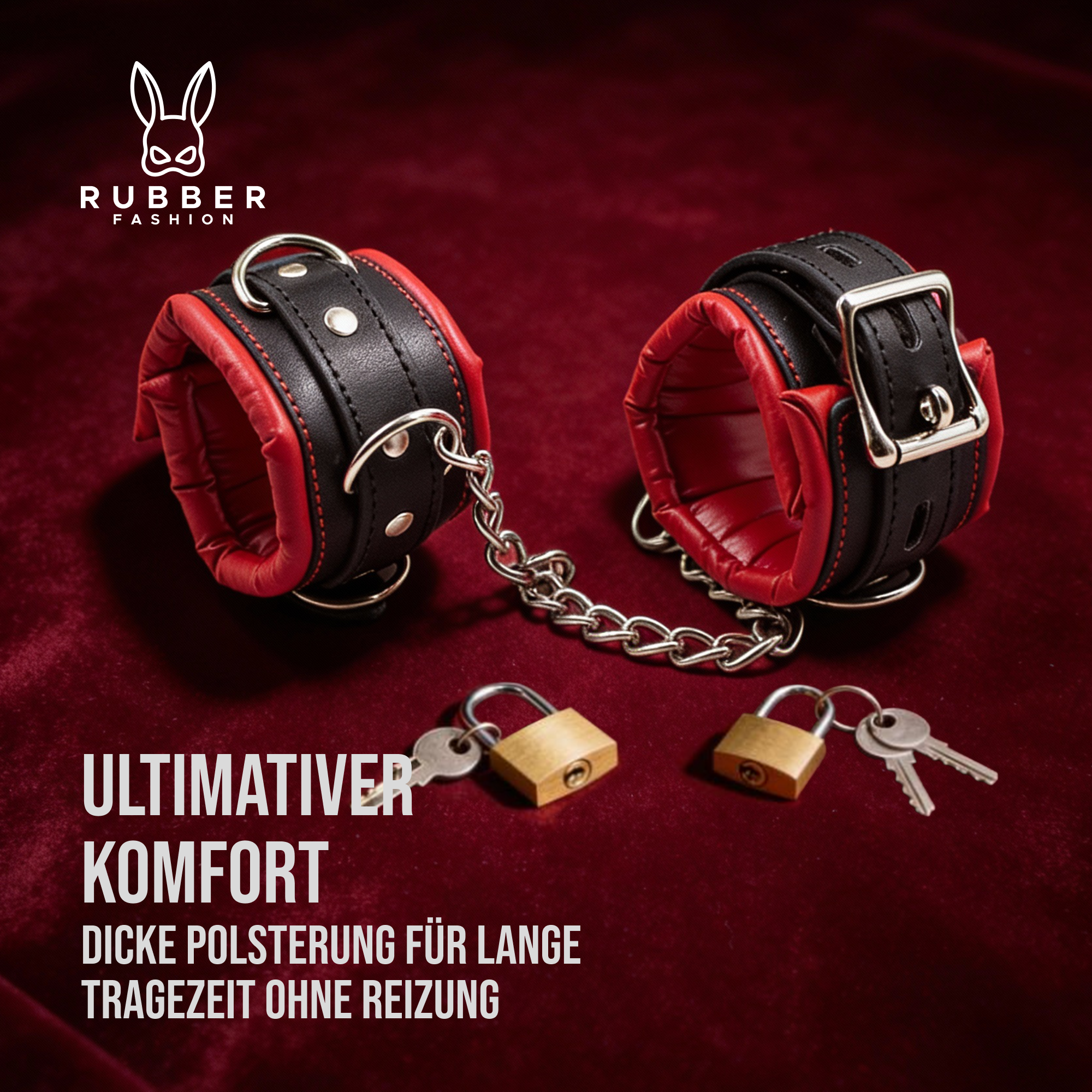 Ankle shackles with lock 