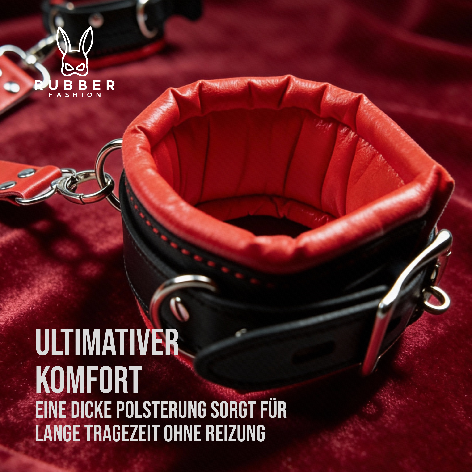 SM handcuffs and leg irons with cross 
