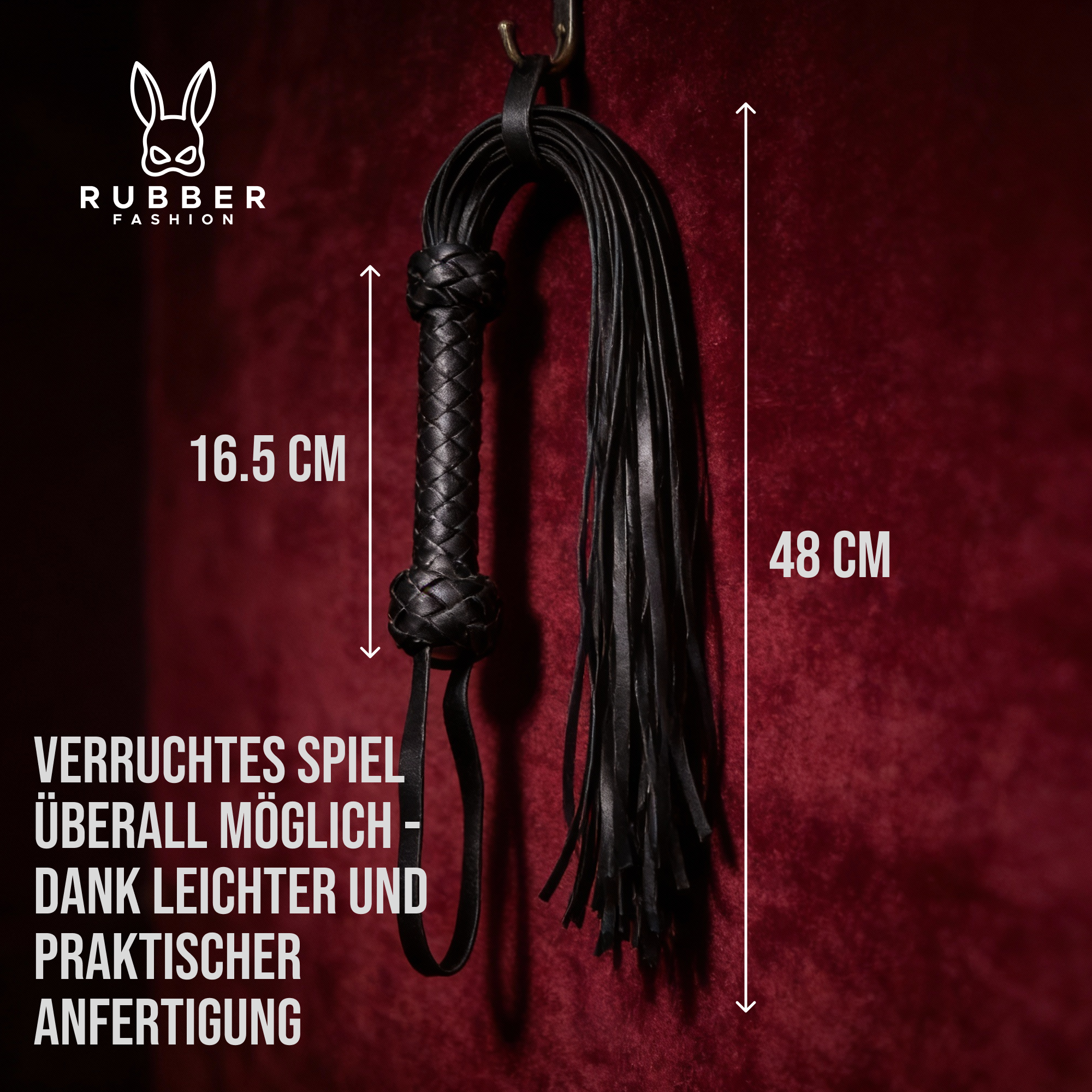 Leather whip - BDSM whip 