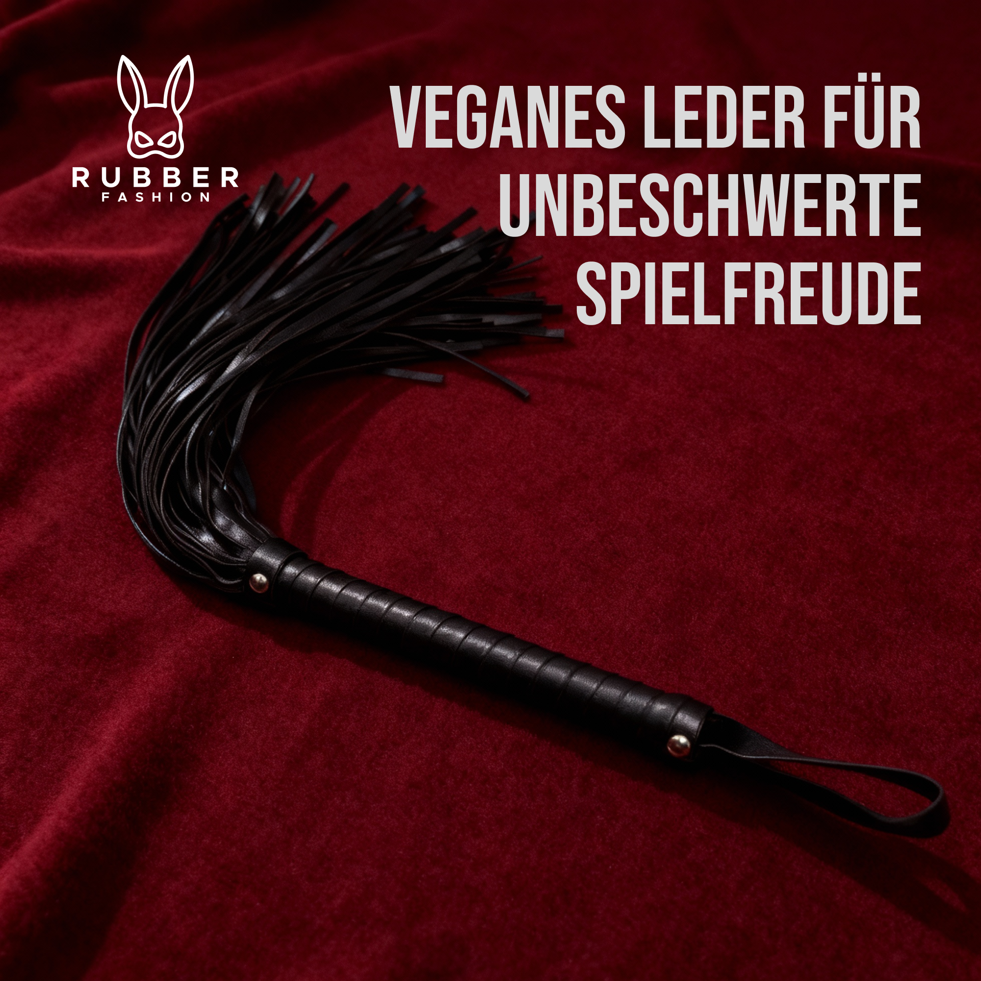 Leather whip, short BDSM whip 