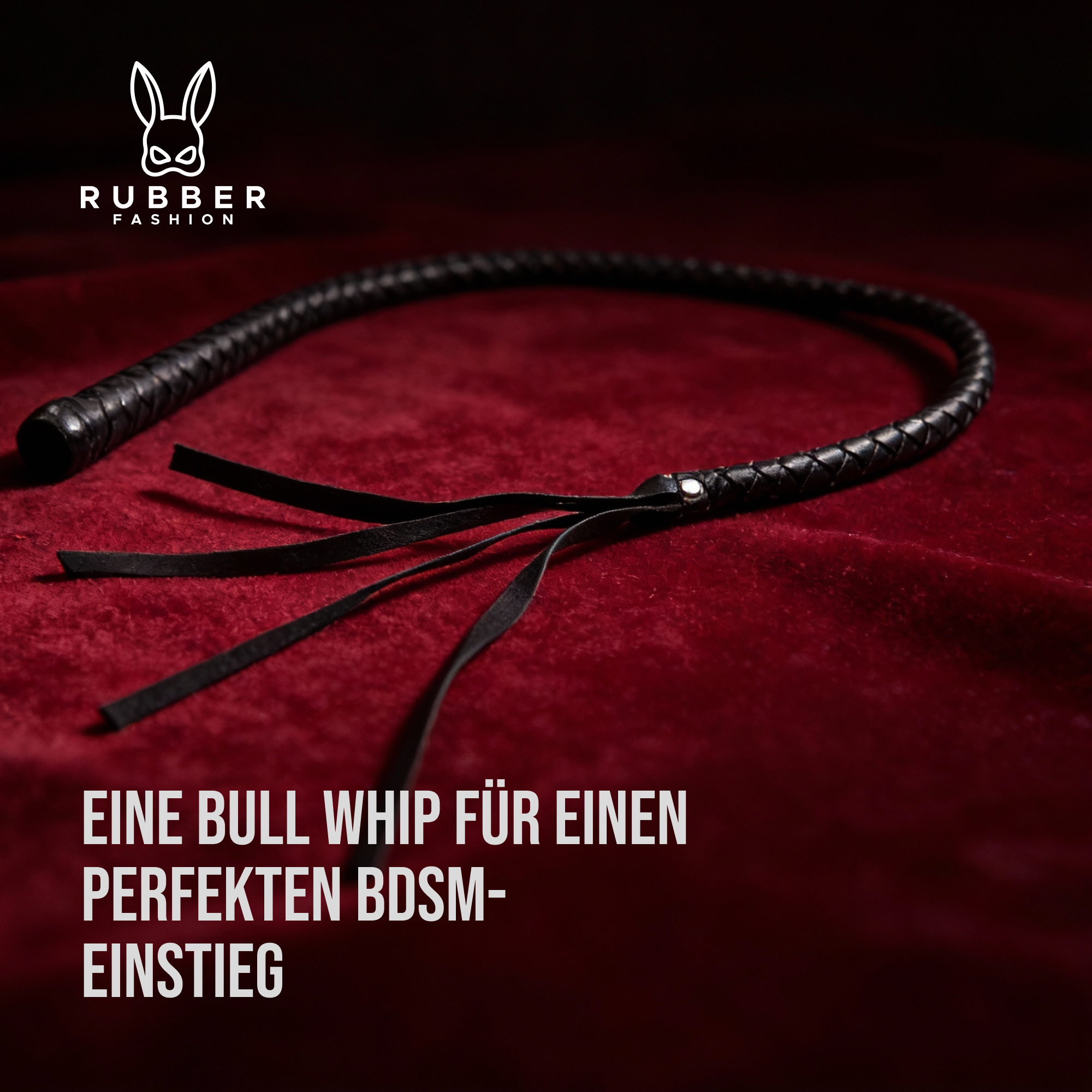 Leder Peitsche - Bull Whip lang