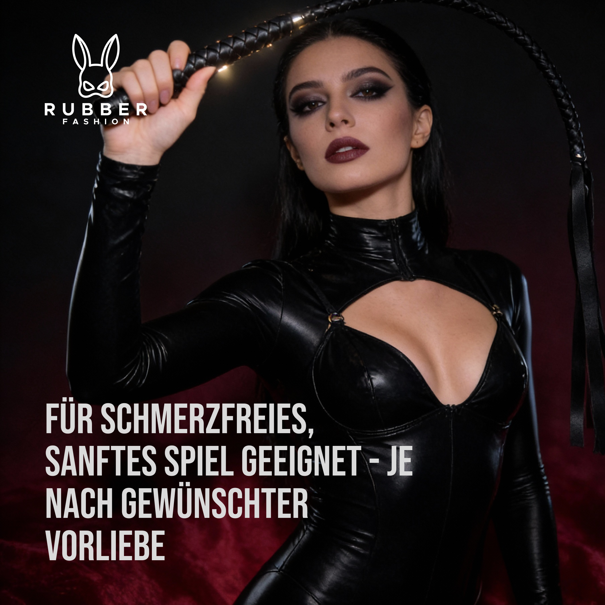 Leder Peitsche - Bull Whip lang