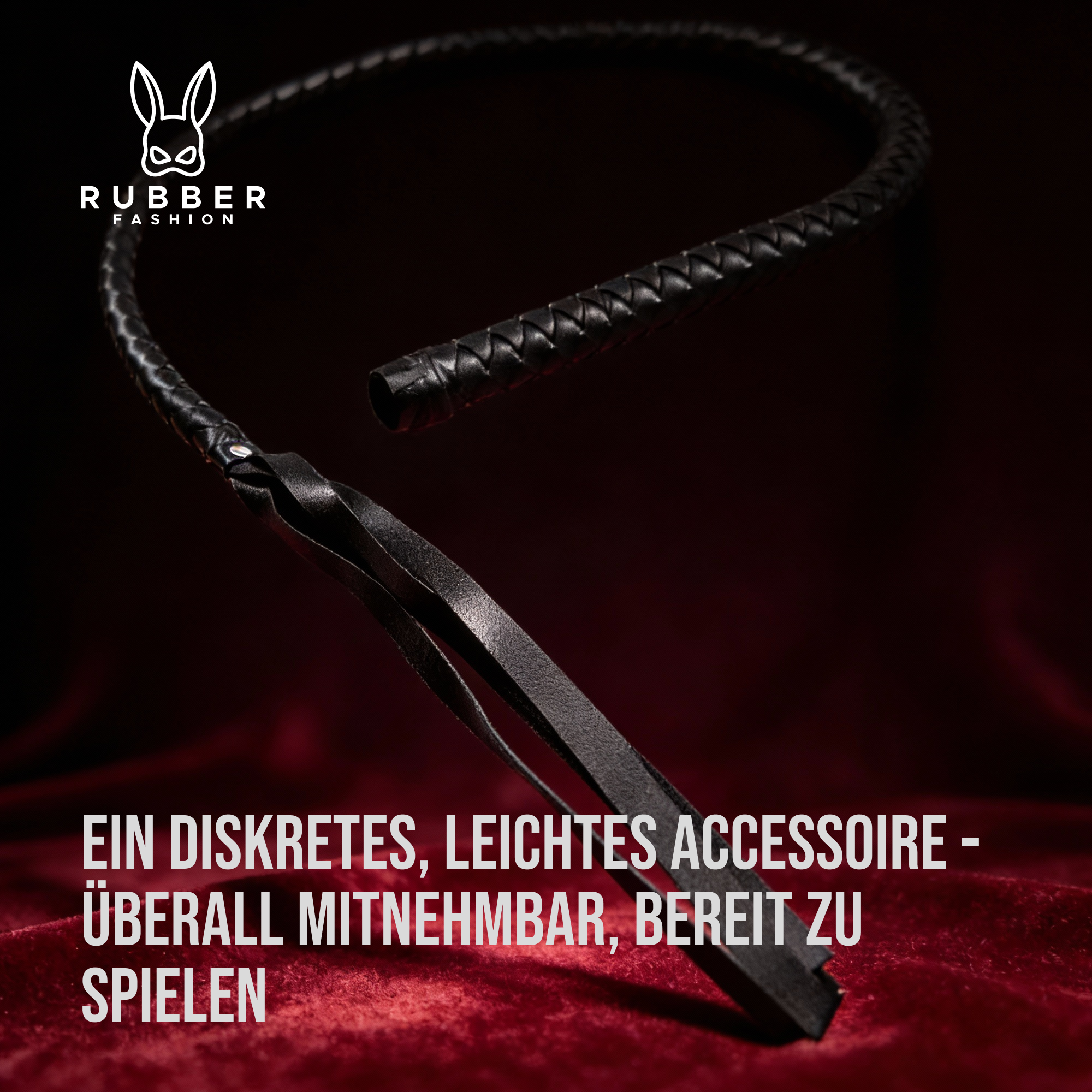 Leder Peitsche - Bull Whip lang