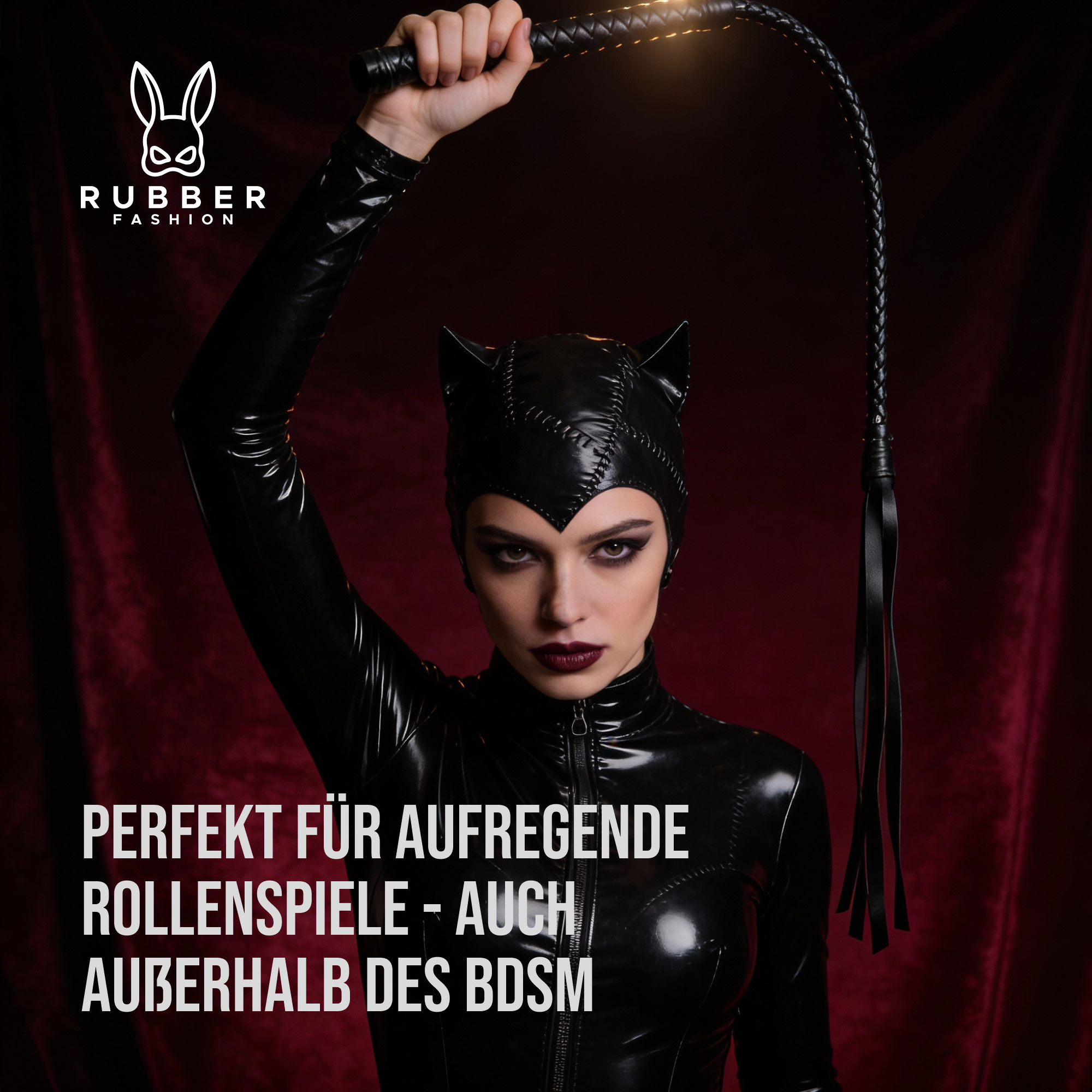 Leder Peitsche - Bull Whip lang