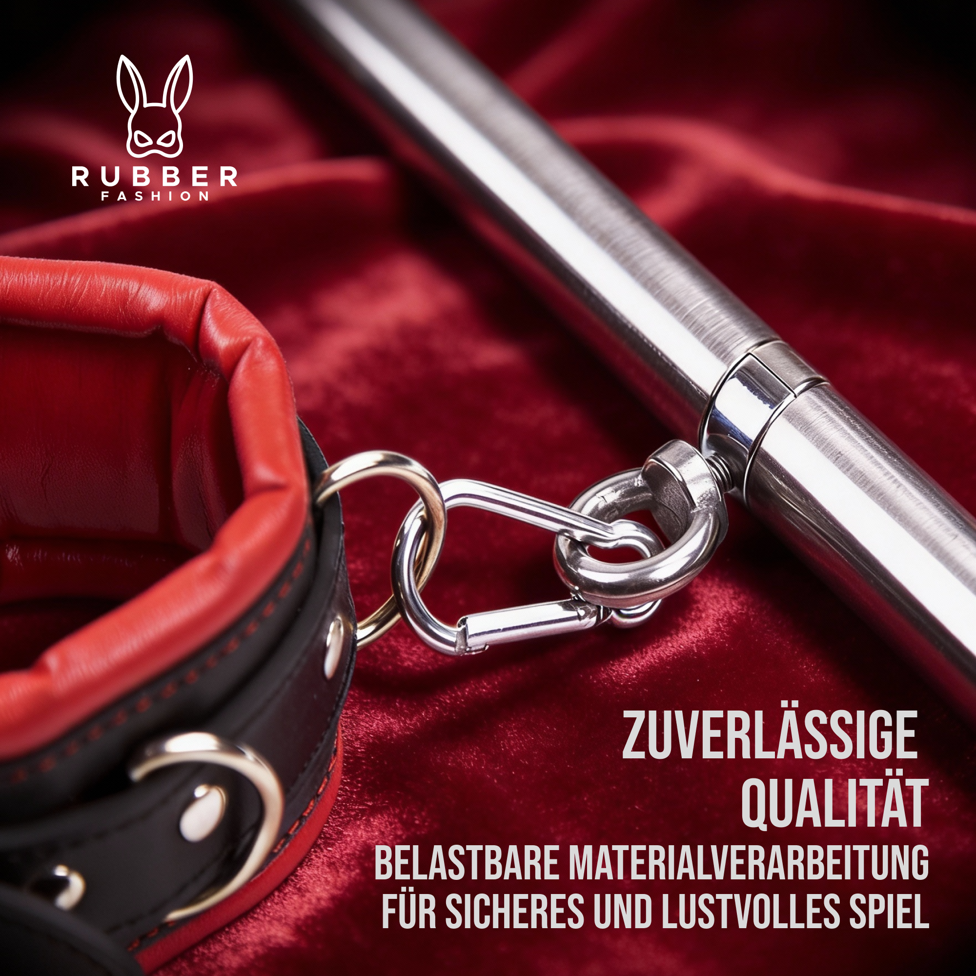 Adjustable spreader bar with handcuffs and ankle cuffs 