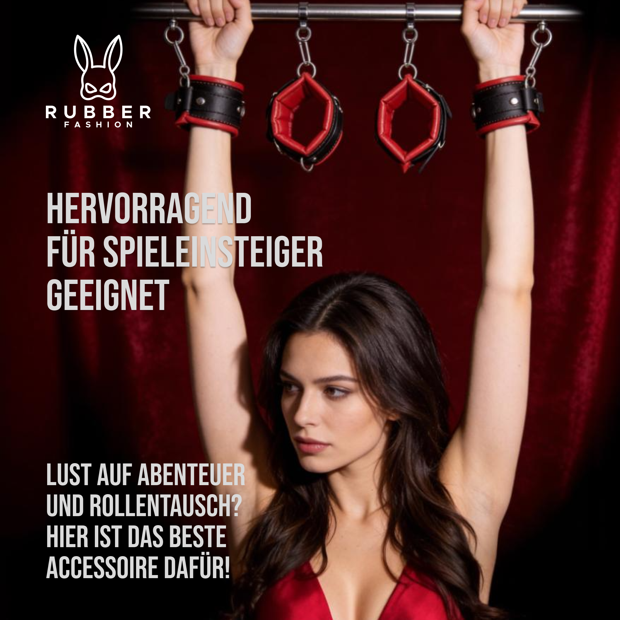 Adjustable spreader bar with handcuffs and ankle cuffs 