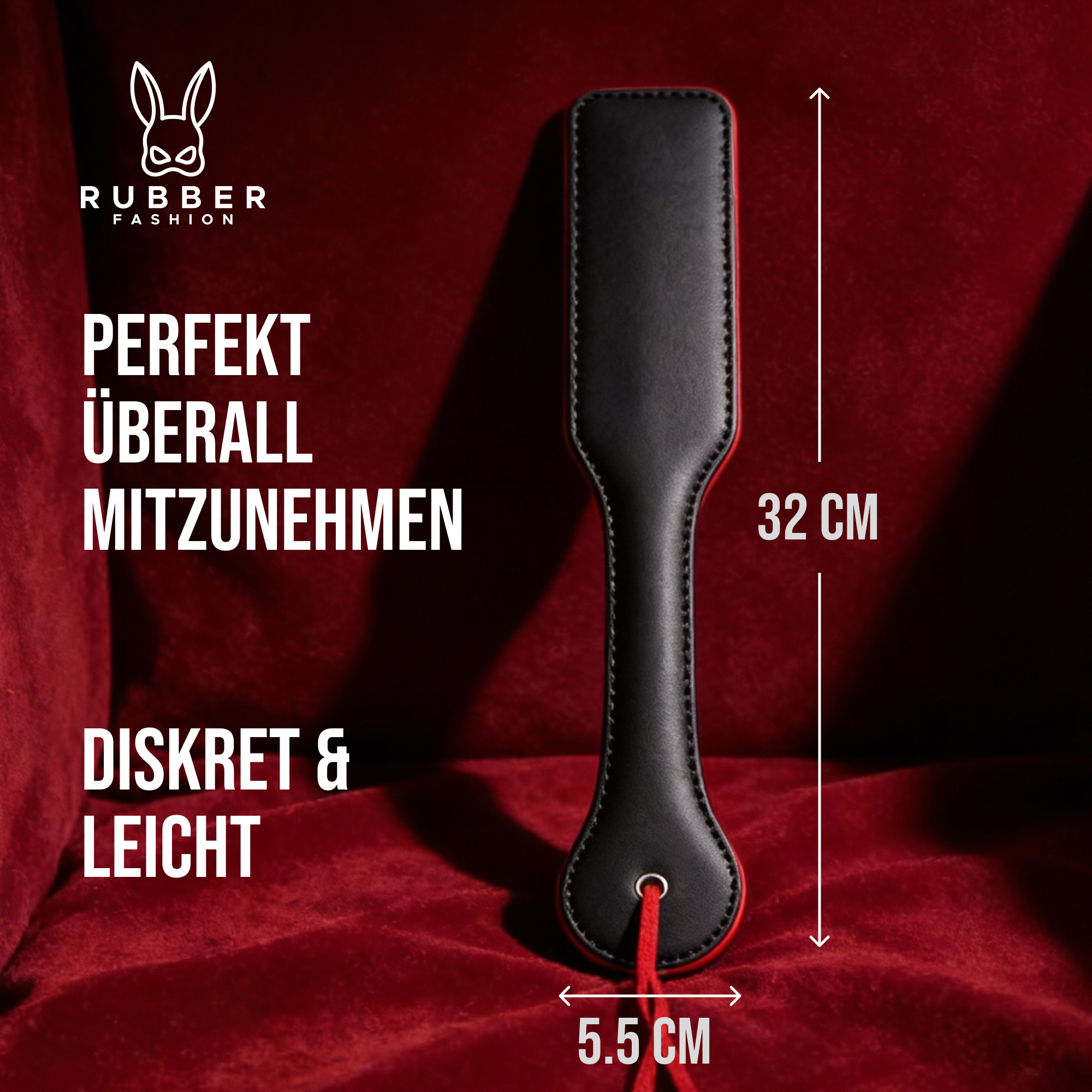 Hand Leather Paddle - BDSM Whip 