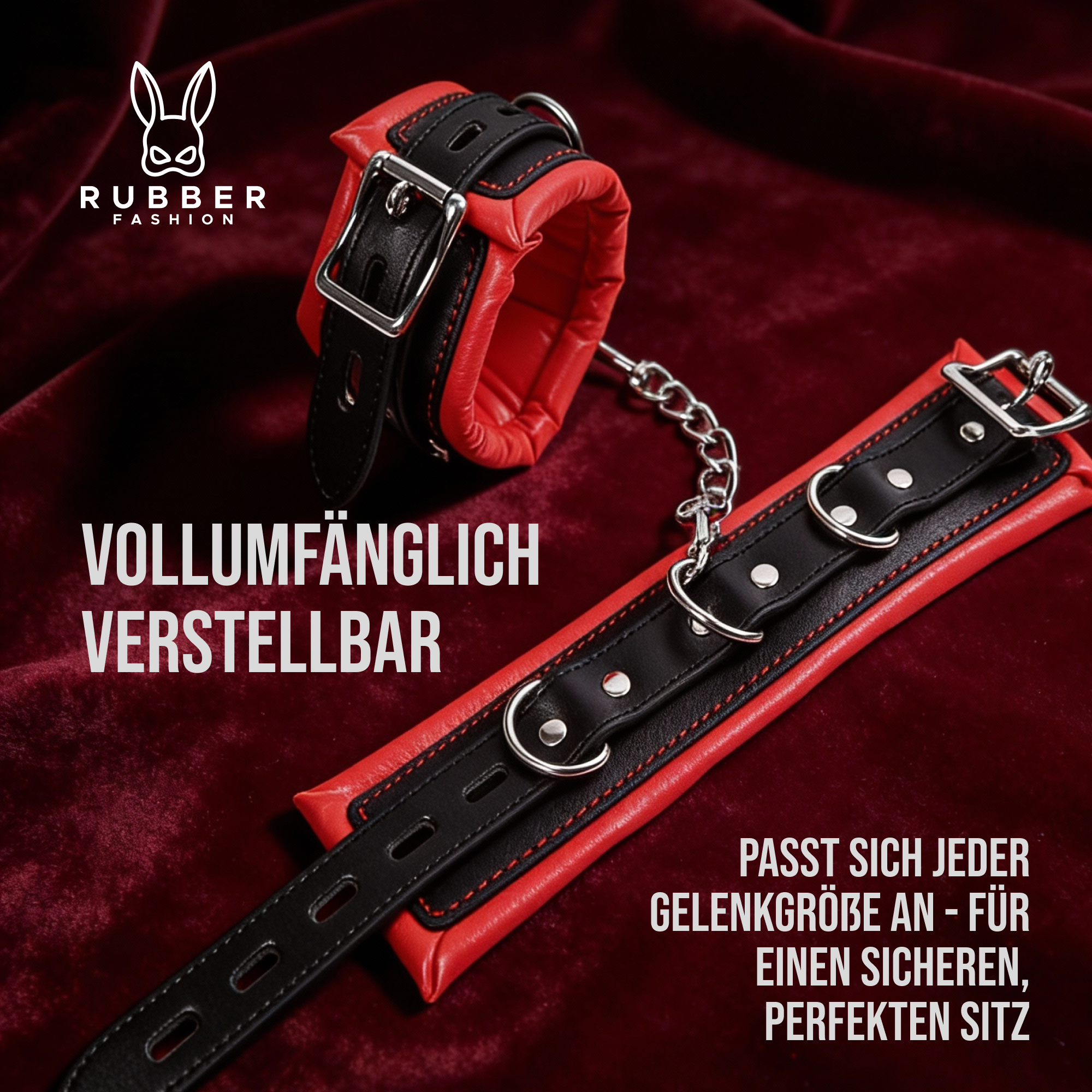 Bondage handcuffs with lock 
