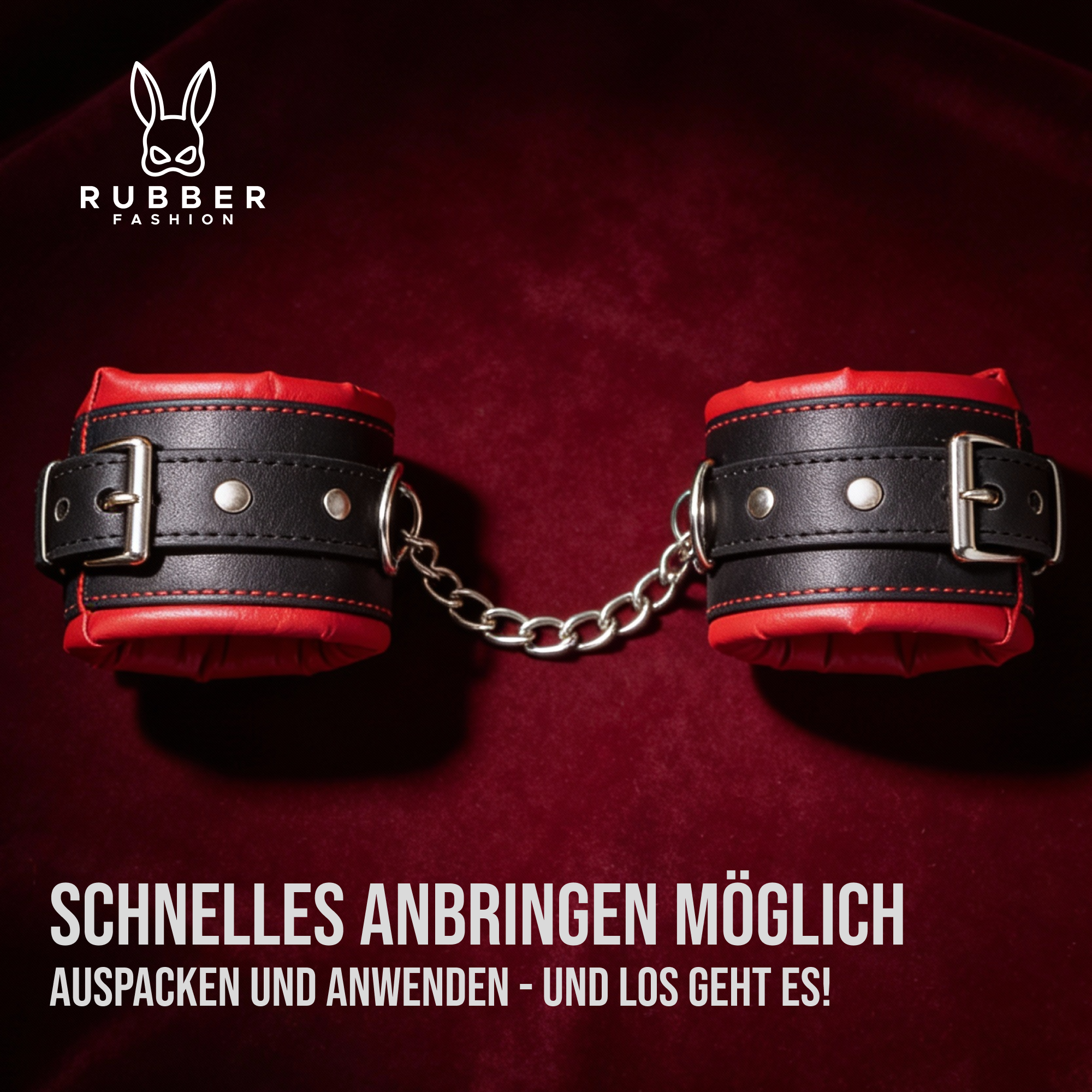 Bondage handcuffs with lock 