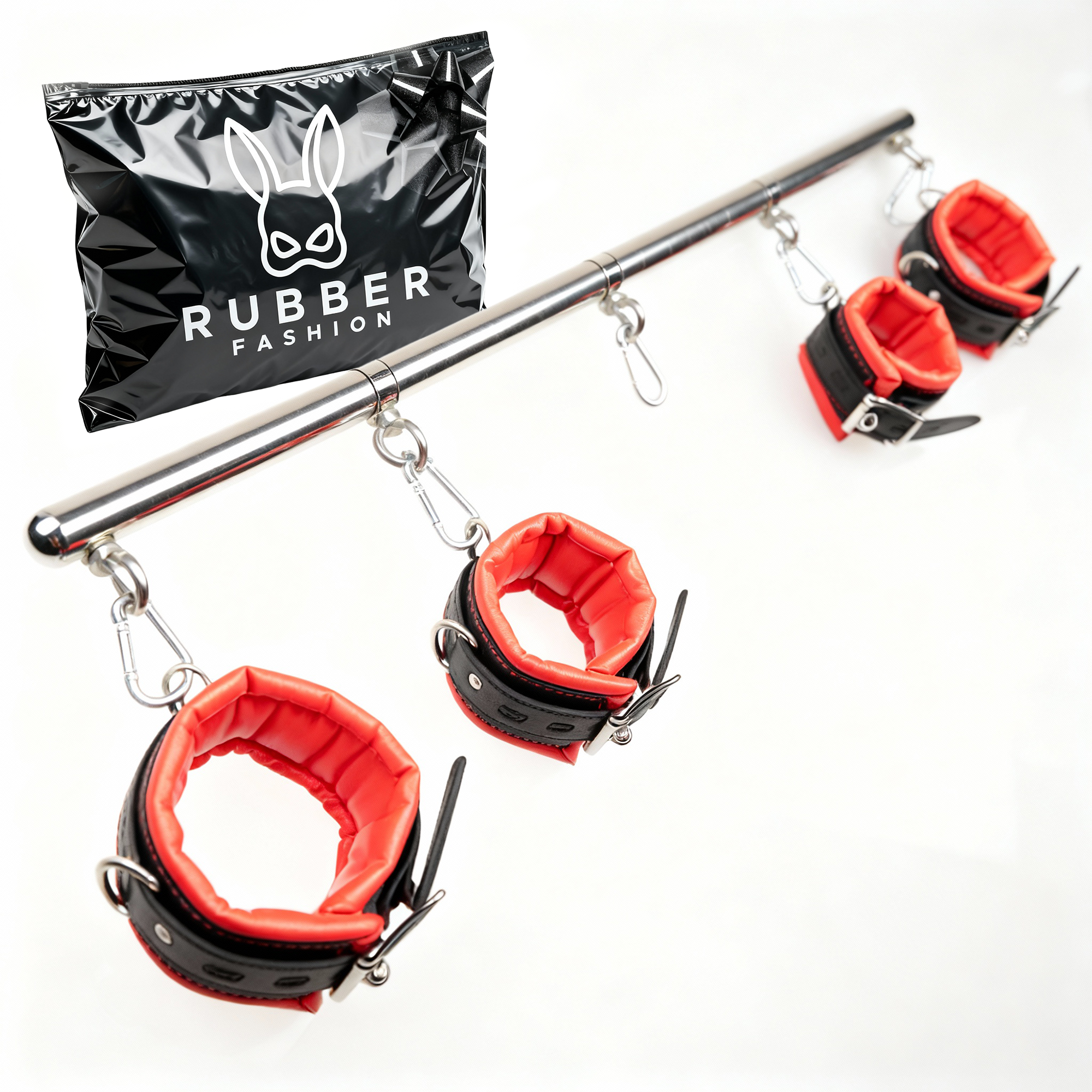 Spreizstange verstellbar mit Handfesseln und Fußfesseln