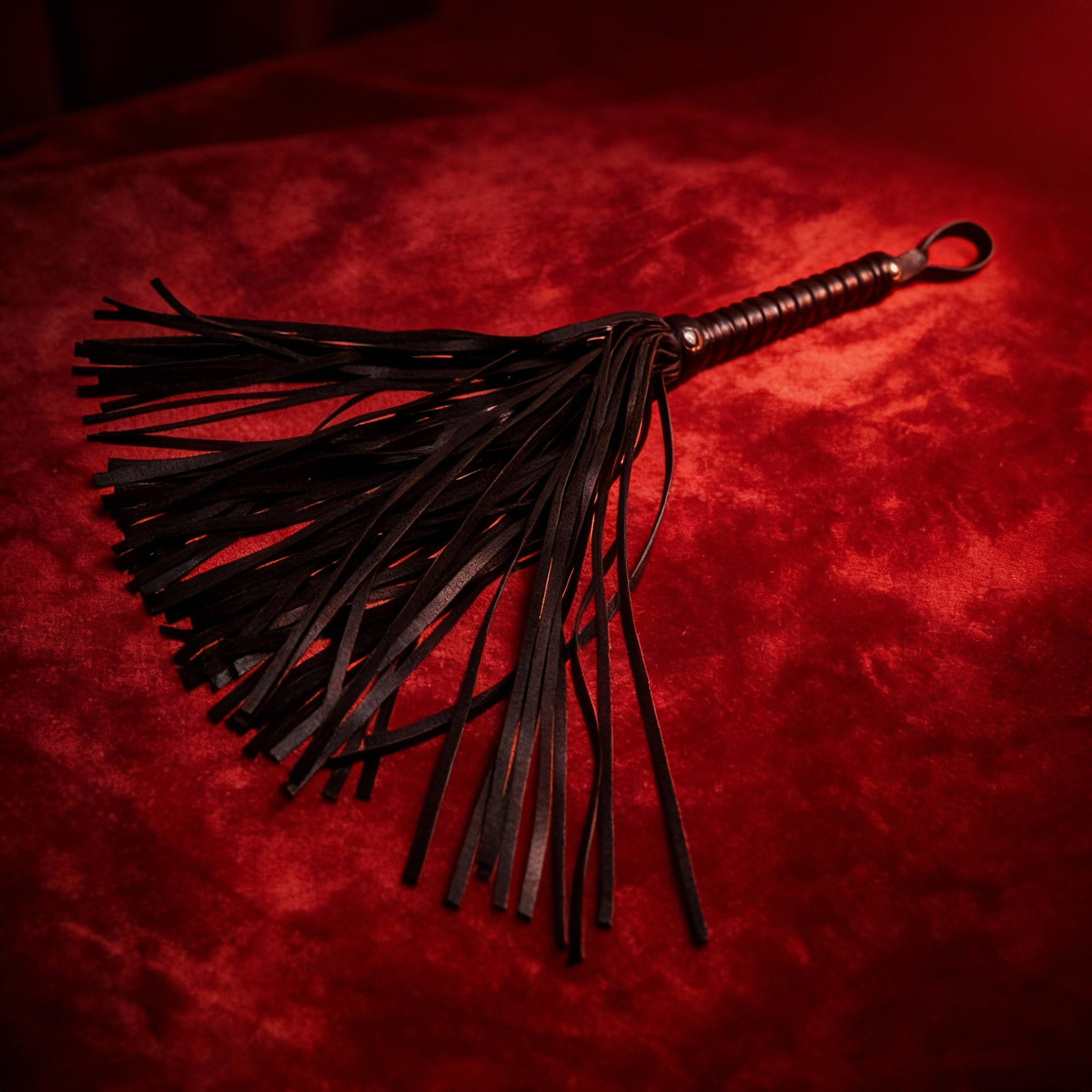 Leder Peitsche kurz BDSM Peitsche