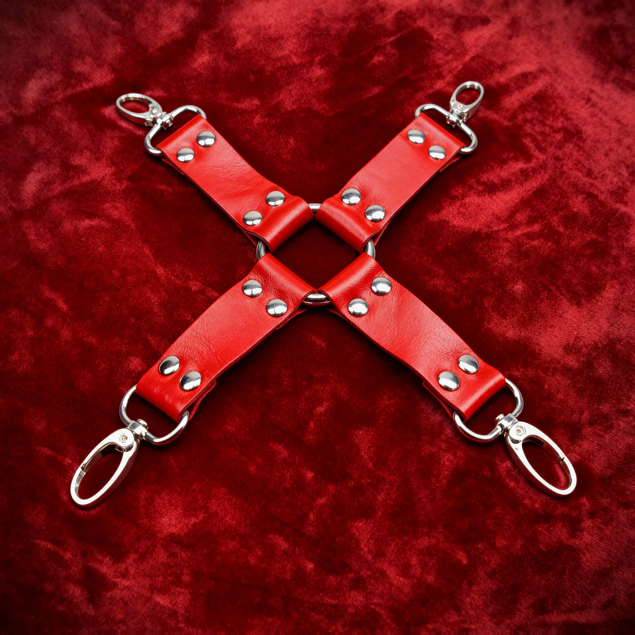 Hand und Fussfesseln SM mit Kreuz