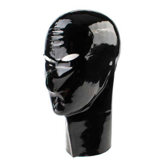 Rubberfashion Latex Maske - Latexmaske Haube mit Öffnungen Mund Nase Augen für Damen und Herren