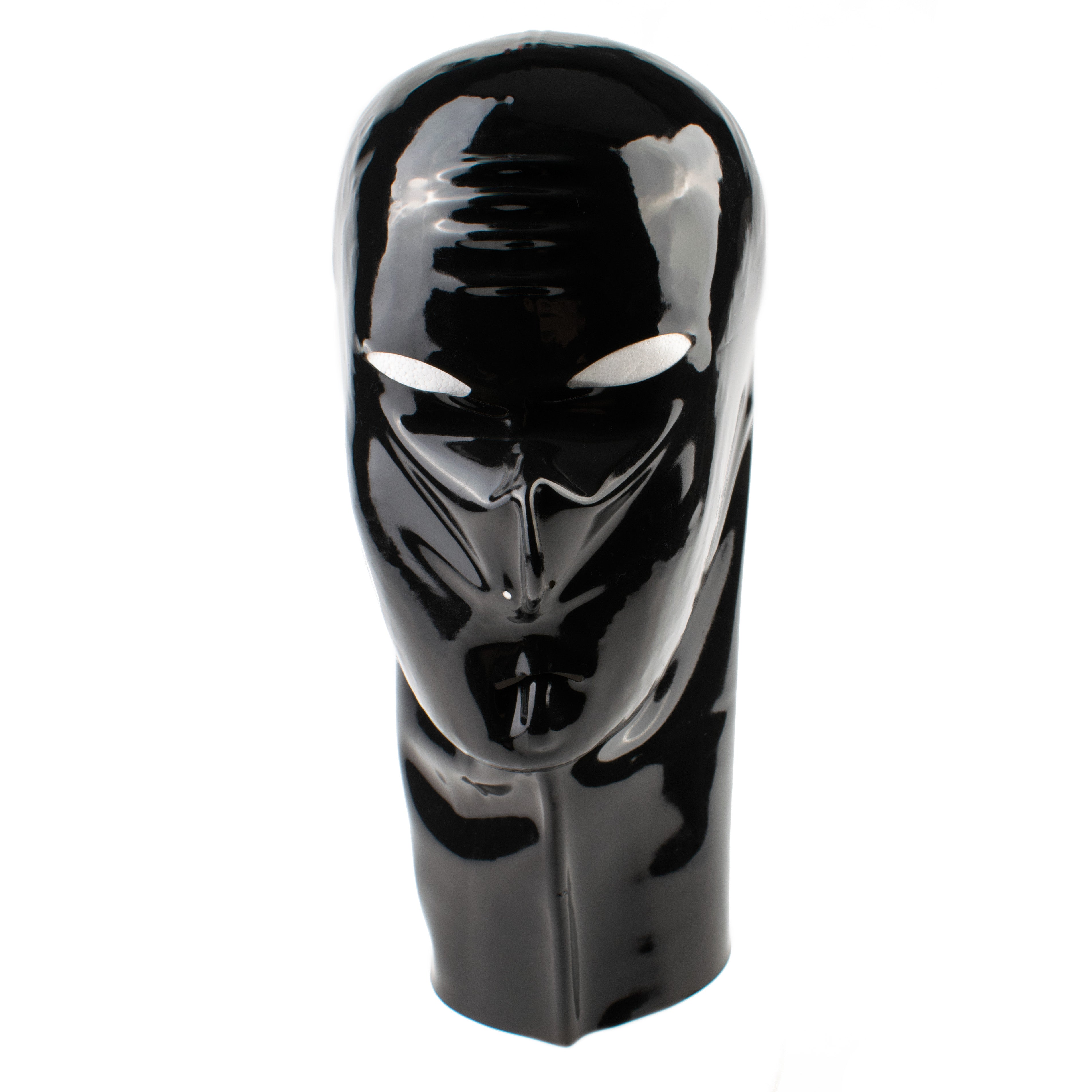 Rubberfashion Latex Maske - Latexmaske Haube mit Öffnungen Mund Nase Augen für Damen und Herren