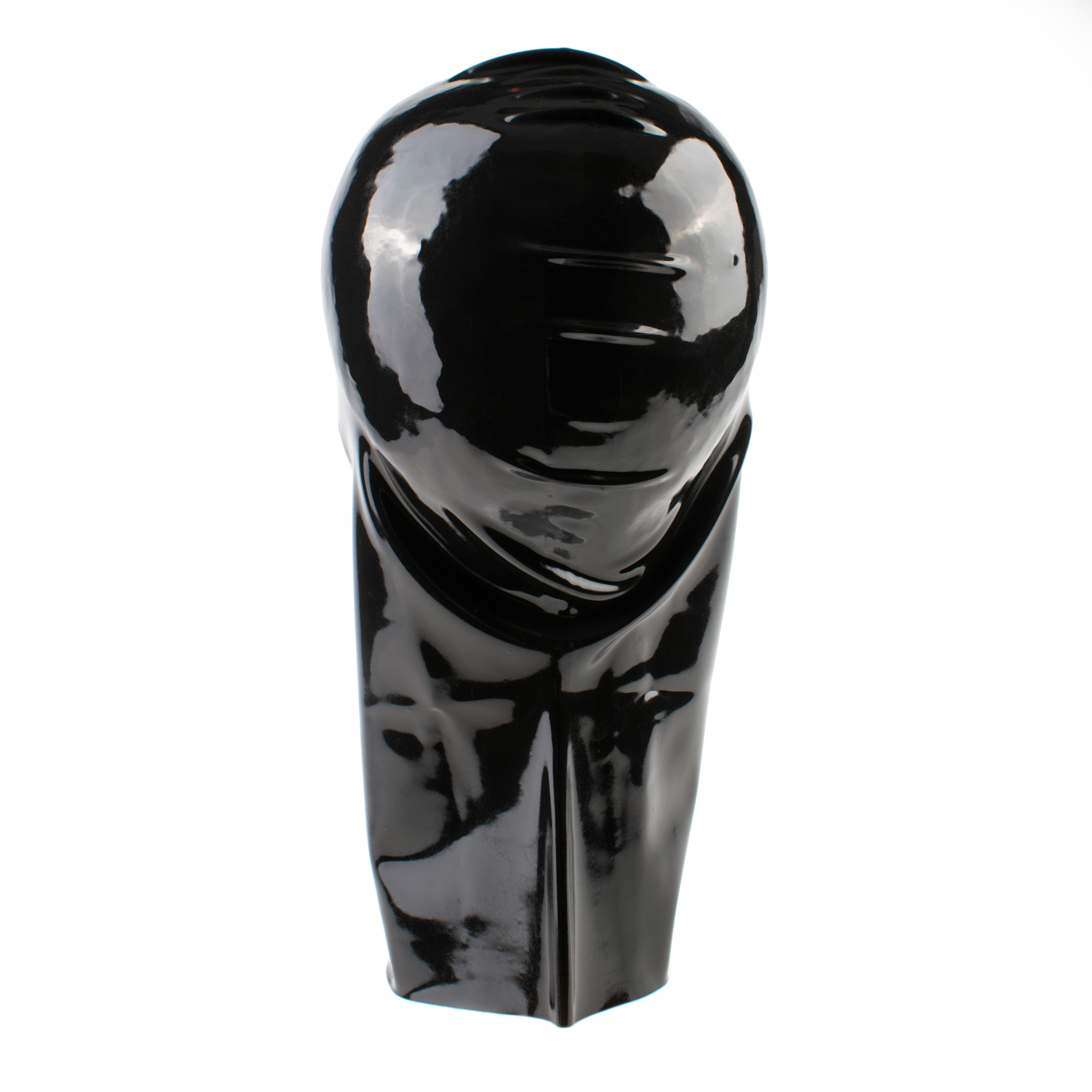 Rubberfashion Latex Maske - Latexmaske Haube mit Öffnungen Mund Nase Augen für Damen und Herren