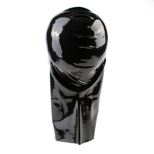 Rubberfashion Latex Maske - Latexmaske Haube mit Öffnungen Mund Nase Augen für Damen und Herren