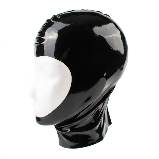Rubberfashion Latex Maske - Latexmaske Haube offenes Gesicht für Damen und Herren
