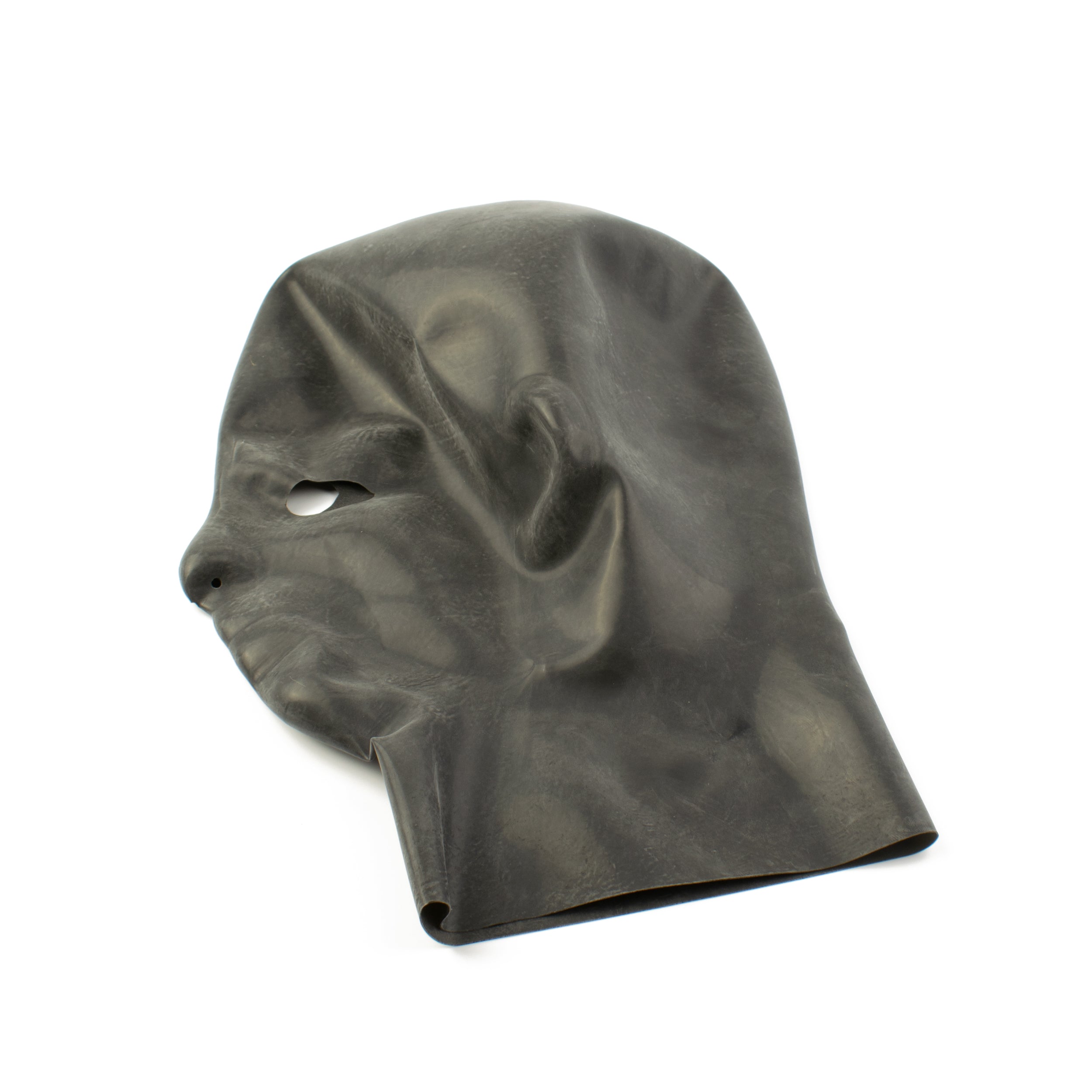 Rubberfashion Latex maske Frau anatomisch- heavy rubber - Latexmaske Haube mit Öffnungen für Augen und Nase für Frauen