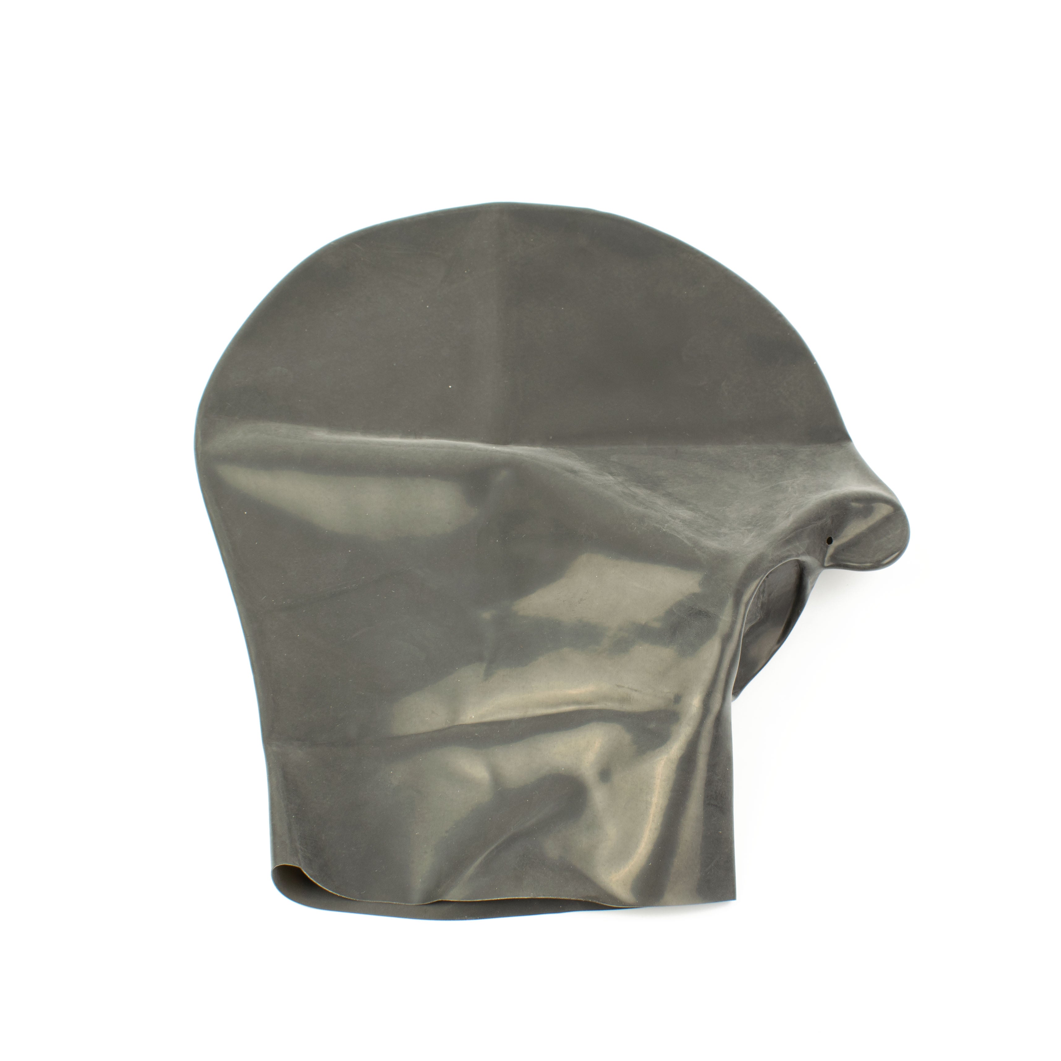 Rubberfashion Latex Maske - Latexmaske Haube mit Knebel und Nasen Löcher für Damen und Herren