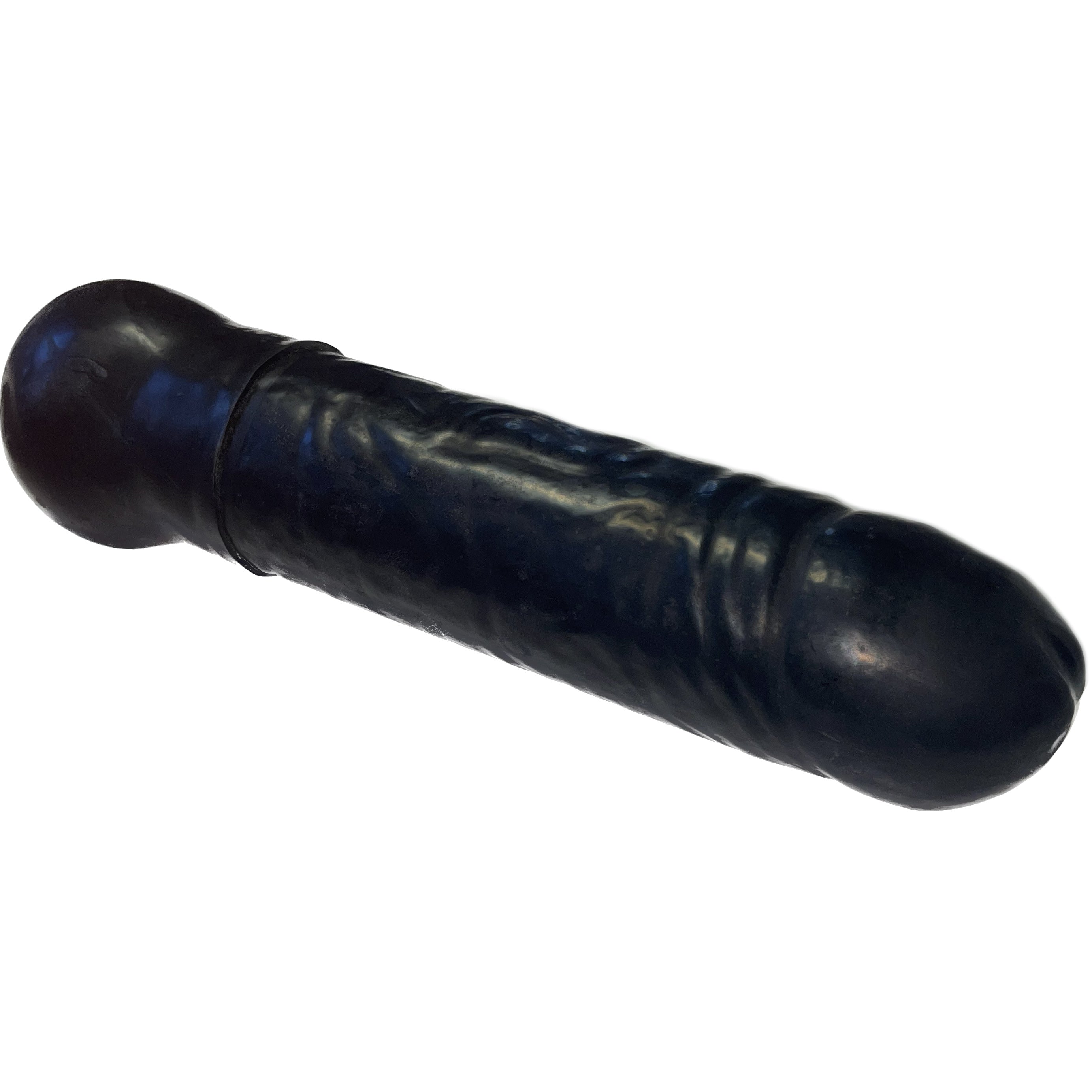 Rubberfashion Latex Anal Dildo - Plug extrem groß - realistischer Dildo XXXXL für Frauen und Männer 33 x 7,1cm
