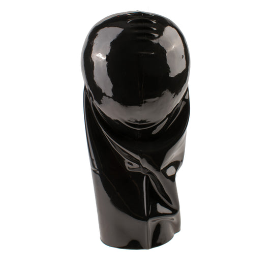 Rubberfashion Latex Maske Herren - Atem Latexmaske Haube mit Öffnungen für Männer