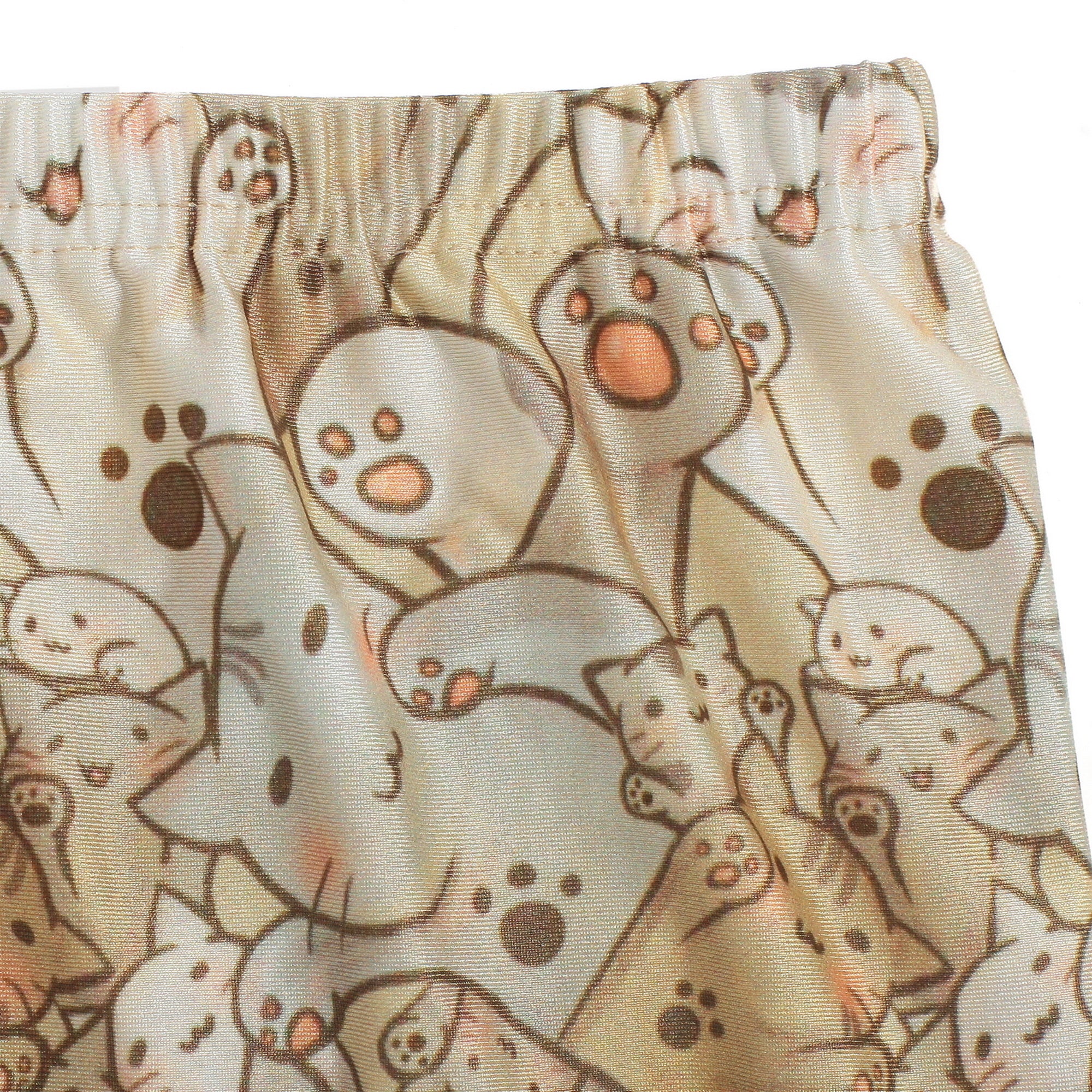 Rubberfashion Muster Leggins Damen - sexy Leggins mit Comic Motiv 80er Jahre für Frauen