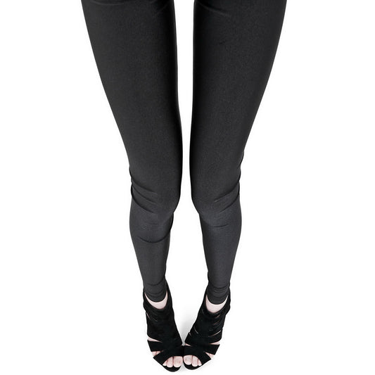 Rubberfashion Leggings Damen Matt - sexy 80er Jahre Legging - Leggins blickdicht für Frauen