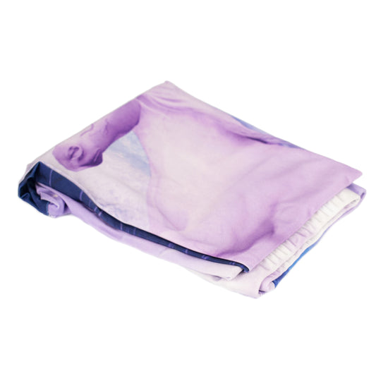 Rubberfashion Leggings Einhorn - glänzende Leggin mit Einhornmotiv bis zur Hüfte für Frauen