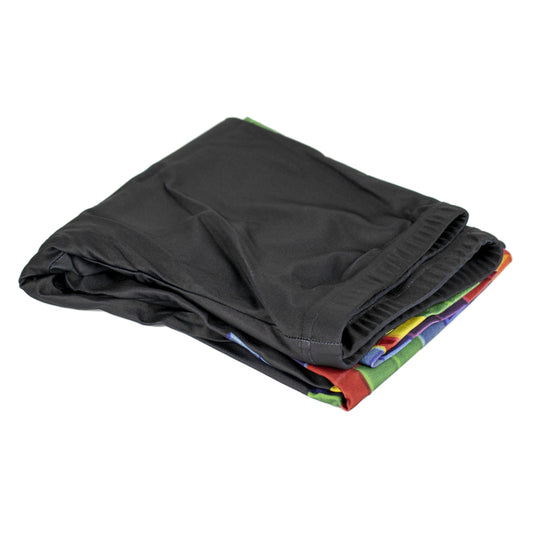 Rubberfashion Leggings Damen Tetris - Sexy Bedruckte Print Leggins Muster Strumpfhose Bunte Glanz Hüft Stretch Hose mit Aufdruck Legging für Frauen