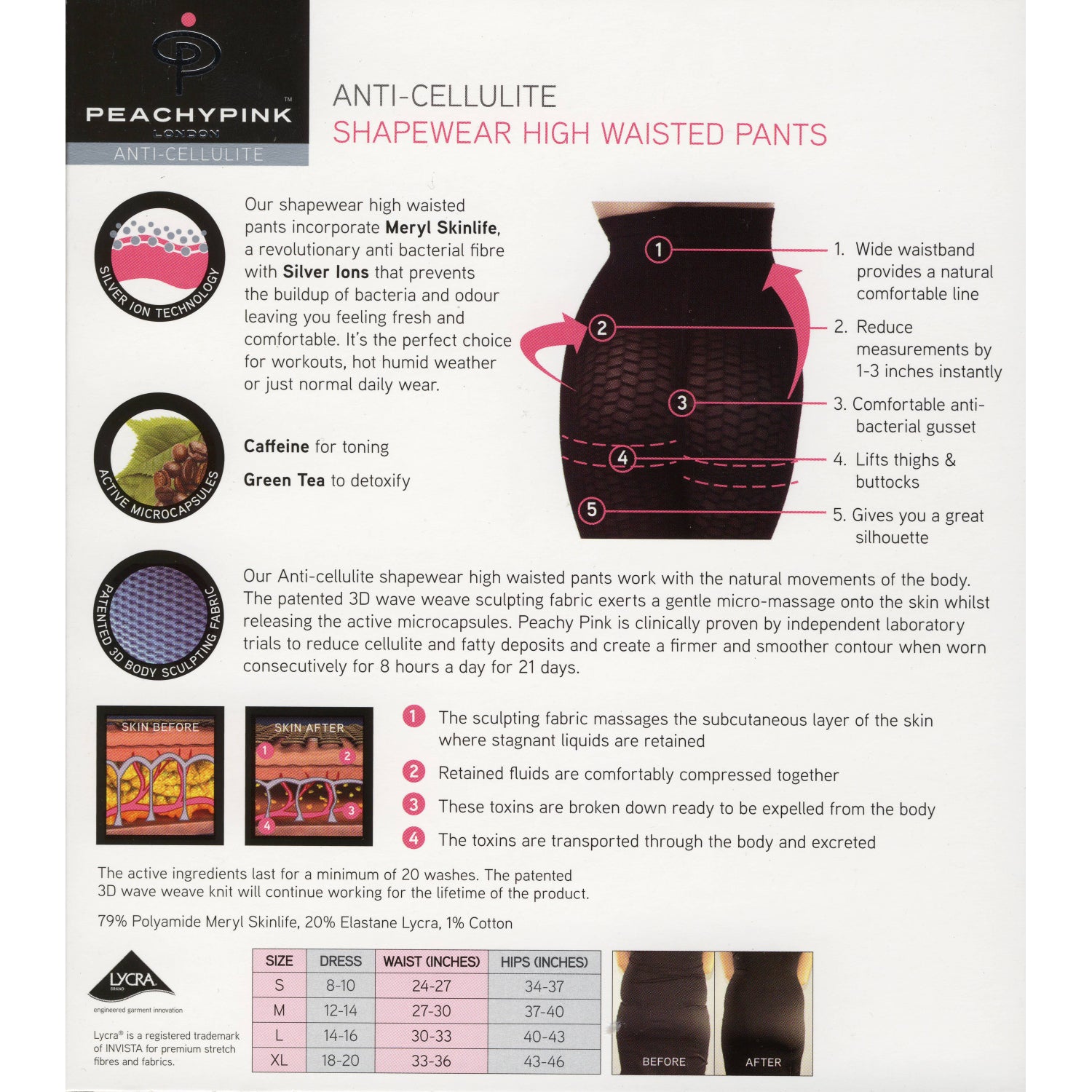 Rubberfashion Shapeware Bauchweg Radler - Miederhose stark formend - Anti Cellulite Shaping Unterwäsche Frauen - Damen