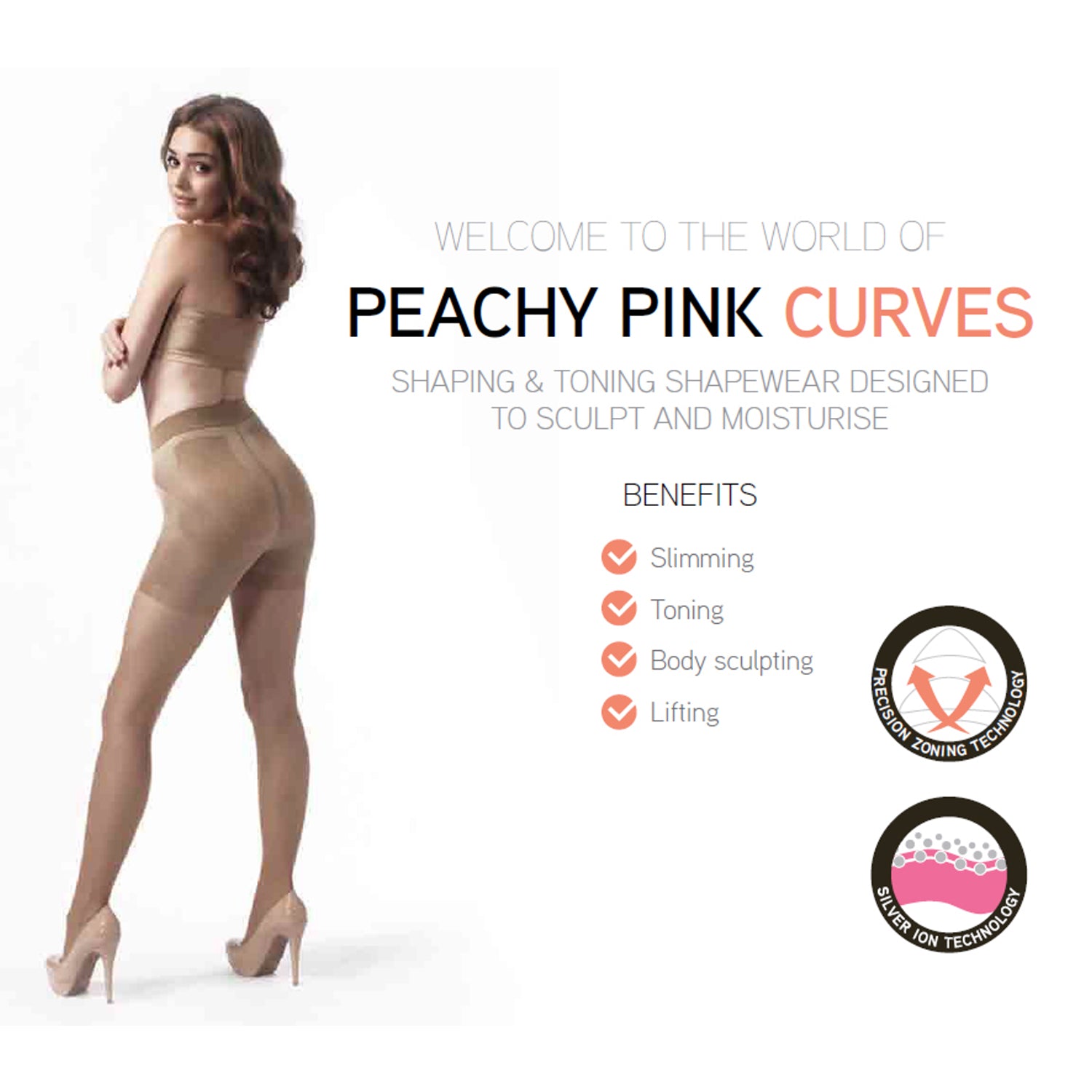 Rubberfashion Shapeware Bauchweg - Miederhose stark formend - Radler Hose Anti Cellulite Shaping - Unterwäsche Frauen - Damen