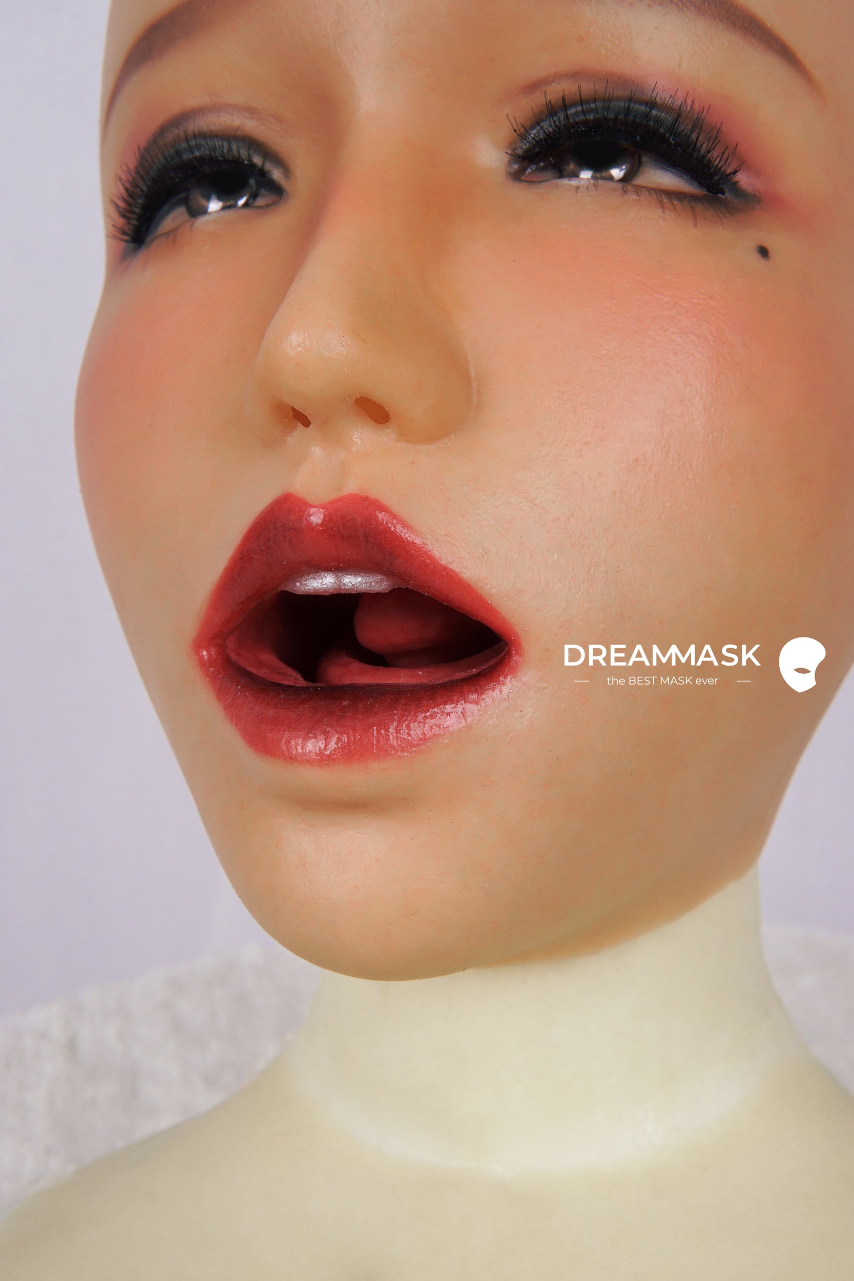 Dreammask Silikon Maske 18 Violet Spezial Makeup mit Schürung Gag Version